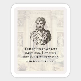 Stoicism Quote Sticker